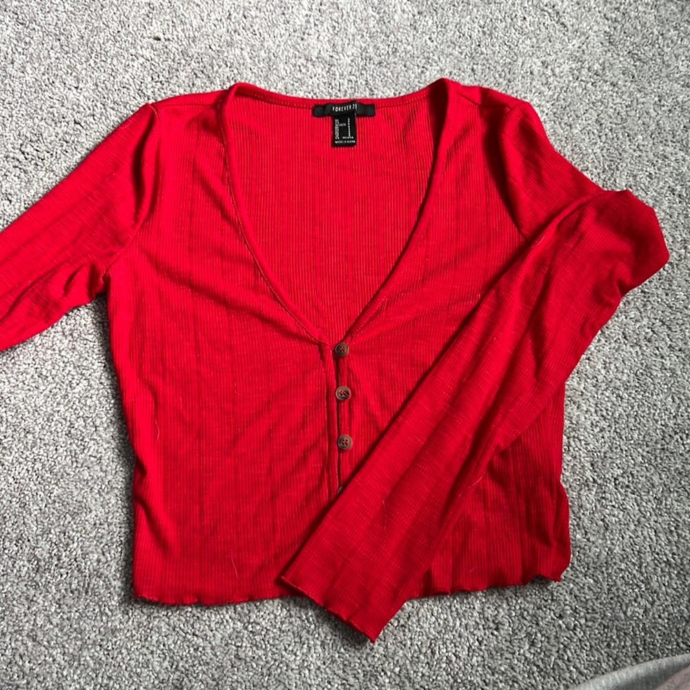 Red long sleeve